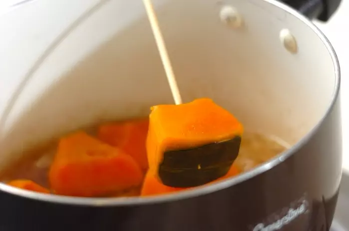 カボチャのそぼろあんかけの作り方2