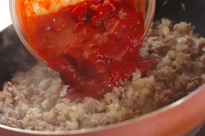 スパイシーミートライスの作り方2