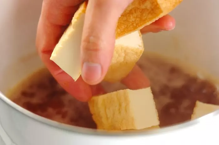 めんつゆで簡単しみしみ!厚揚げの煮びたし by 金丸 利恵さんの作り方2