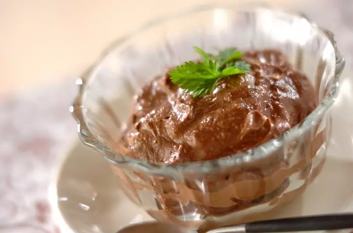 豆腐の濃厚ココアデザート