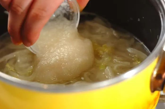 揚げ魚の白菜あんかけショウガ風味の作り方2