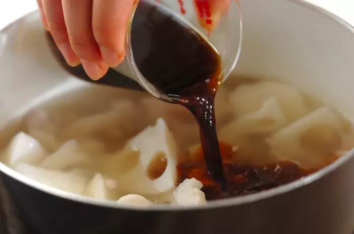 根菜のうま煮つけそばの作り方3