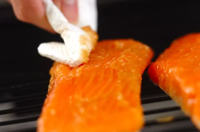 鮭のみそ焼きの作り方3