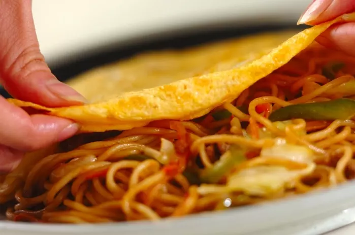 オムそばの作り方5