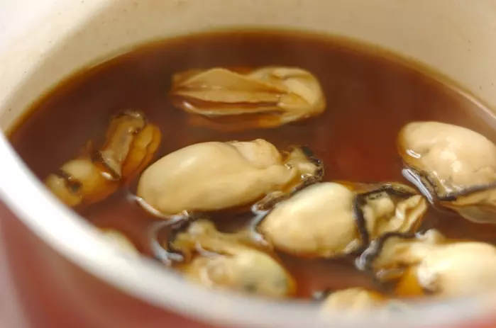 ふっくらおいしいカキご飯の作り方1