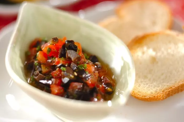 オリーブのブルスケッタ