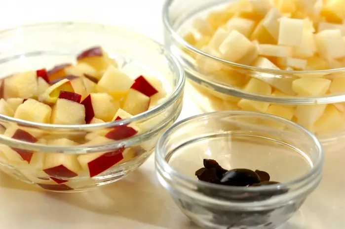 シンプルポテトサラダの下準備1