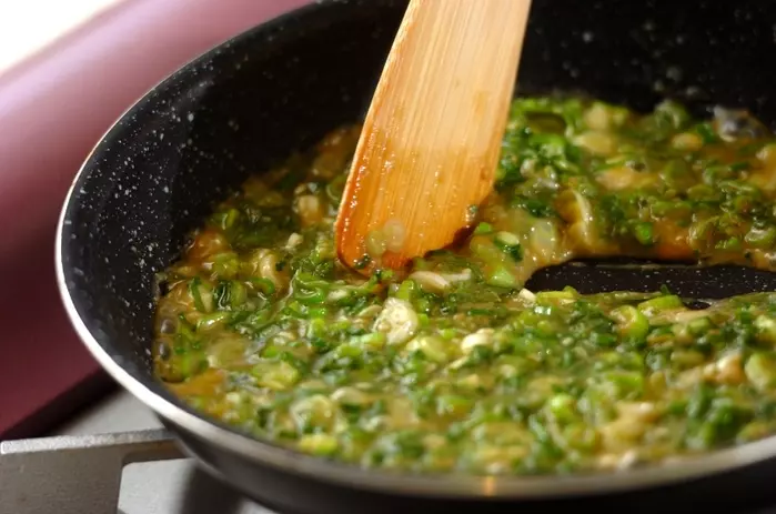 厚揚げのネギみそ焼きの作り方1