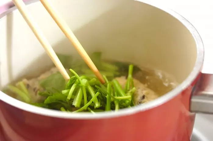 鶏団子スープの作り方3