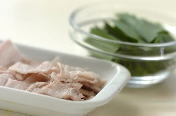 豚キムチうどんの下準備1