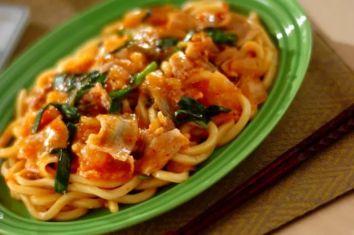 豚キムチうどん