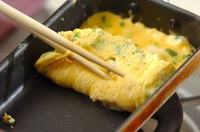 厚焼き卵の作り方2