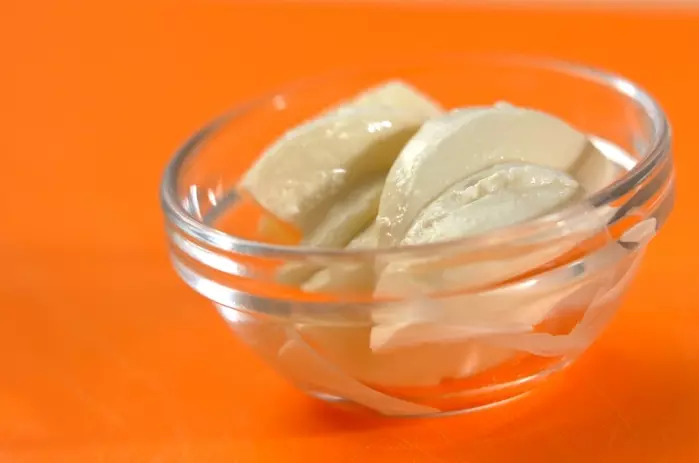 豚しゃぶサラダの下準備1