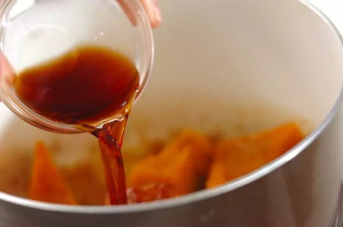 カボチャのおかか煮の作り方2