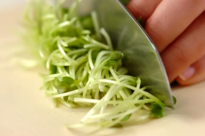 大豆とツナのミックスサラダの下準備2