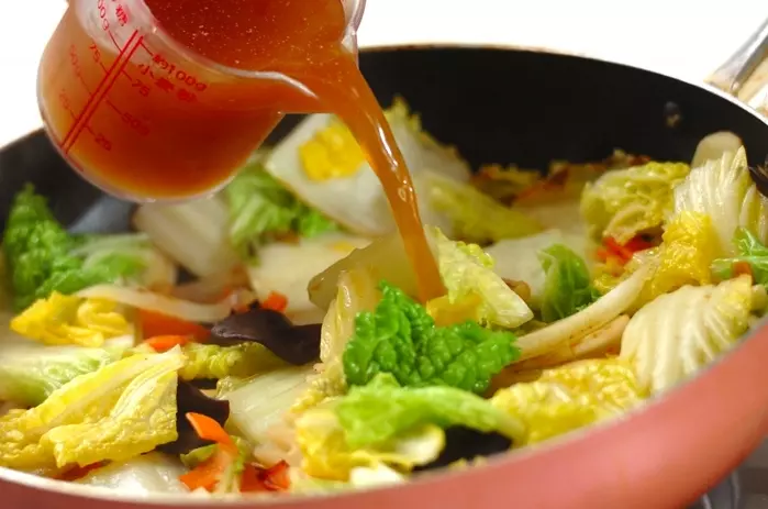 中華の定番!基本の野菜たっぷり八宝菜の作り方3