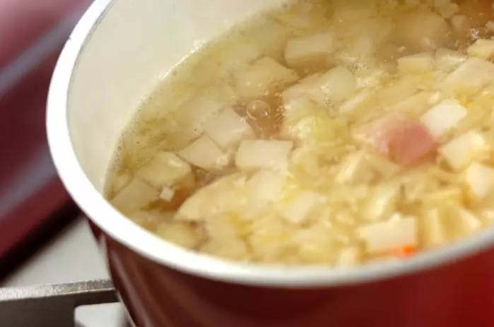 毎日使えるスープ！大豆と野菜たっぷり 簡単おいしい by金丸 利恵さんの作り方3