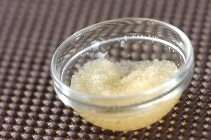 杏仁風ミルクプリンの下準備1