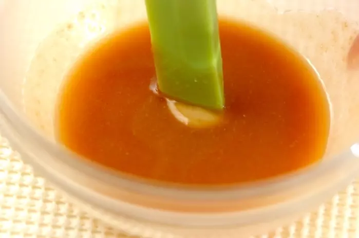 菜の花の酢みそ和えの作り方1