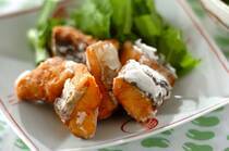 2026年4月12日(日)の献立は「簡単人気！竜田揚げ衣さっくりでご飯すすむ味わいby保田美幸さん」の献立。主菜は春が旬のサワラの竜田揚げ。野菜のポトフも添えて...