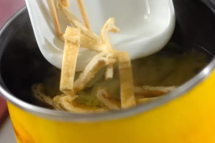キャベツのみそ汁の作り方2