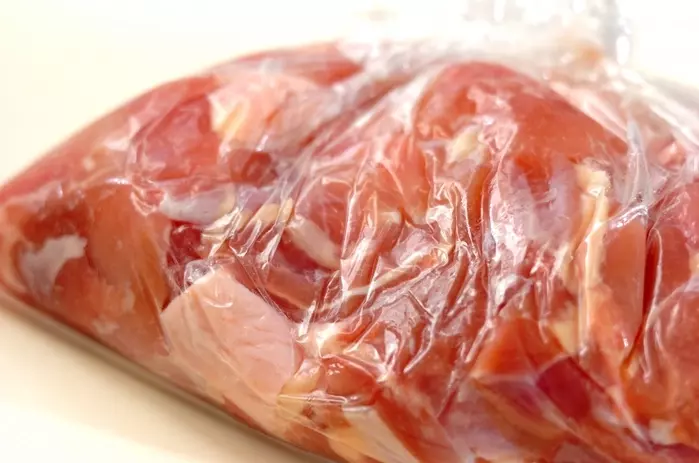 鶏の塩照り焼きの下準備1