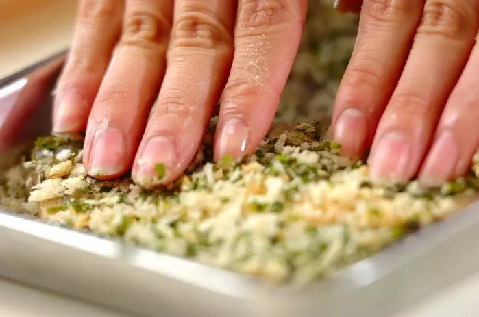 アジの青のりフライの作り方1