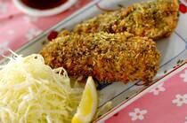 2026年4月16日(木)の献立は「アジの青のりフライ」の献立。魚と野菜をバランスよく食べられるヘルシーなおうちごはん。