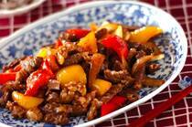 2026年4月20日(月)の献立は「牛肉とパプリカのしょうゆ炒め」の献立。中華料理はスピードが勝負。簡単に作れる野菜たっぷりの健康献立です。