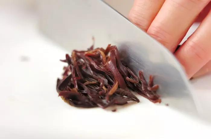 キャベツとスナップエンドウの中華サラダの作り方2