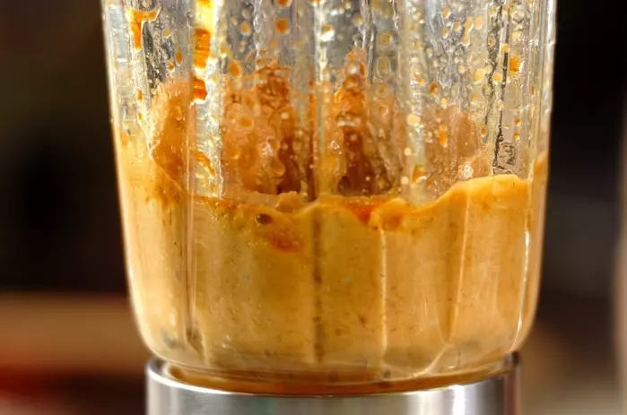 牛しゃぶのおかずサラダ玉ネギドレッシングの作り方1