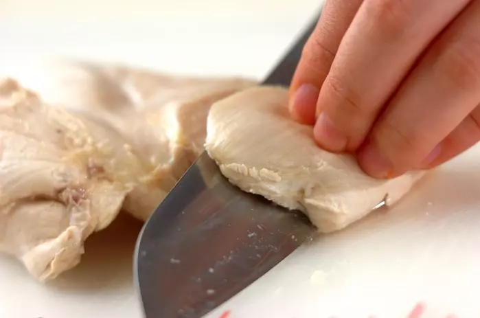ゆで鶏のみそダレの作り方3