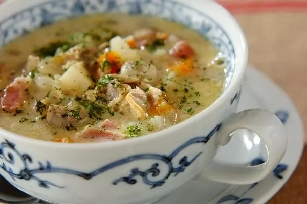 アサリのクラムチャウダー