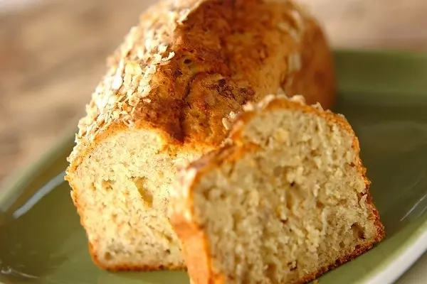 オートミールのバナナパン