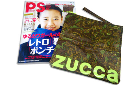 【最新雑誌付録情報】「PS」2011年10月号の付録は「zucca BIGポーチ クラッチにもなる2way」