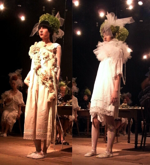 まるで絵画のような服　東京ファッションウィークで見る、はかなげで美しい世界