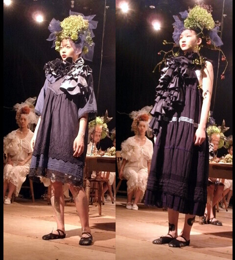 まるで絵画のような服　東京ファッションウィークで見る、はかなげで美しい世界