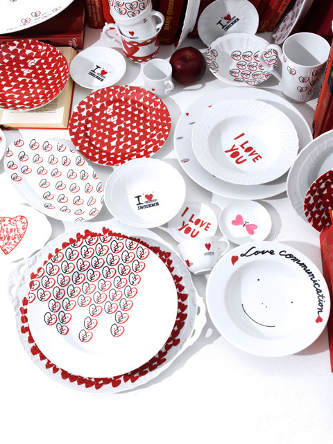 期間限定！2人のデザイナーが「LOVE」で彩る、リチャード ジノリの食器