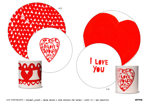 期間限定！2人のデザイナーが「LOVE」で彩る、リチャード ジノリの食器