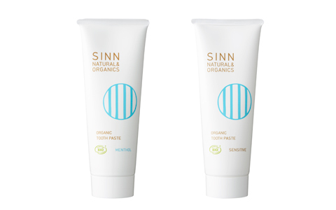 SINN からオーガニックオーラルケアラインがデビュー