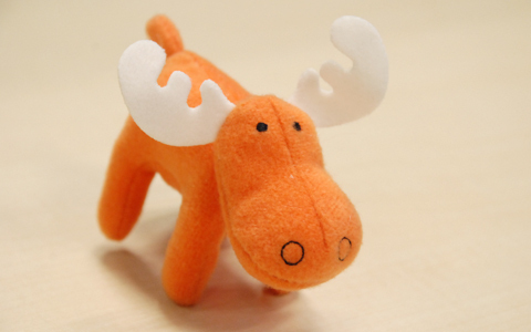 イケアのトナカイさん、各社に訪問中。今日はエキサイトに「こんにちは♪」