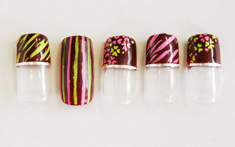 バレンタイン前にしたい、チョコレートネイル