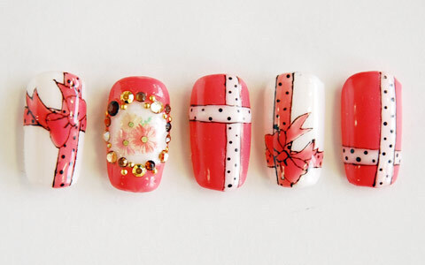 とにかく、かわいい好きさんに☆　リボン×リボンネイル　