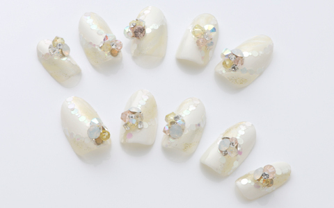 2012年春夏トレンドネイル　「プレシャス クリアリー」【3】