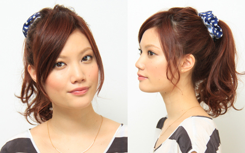 【簡単ヘアアレンジ】大人ポニーテール