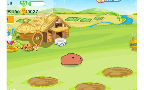 カピバラさんさんがサンシャイン牧場に集合