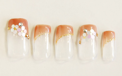 ガーデンフラワーネイル