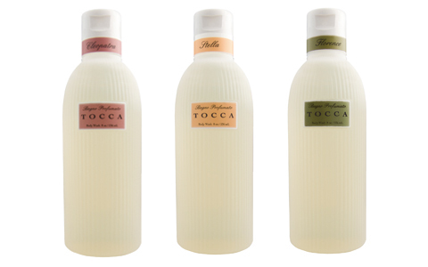 トッカから3種の香りのバス＆ボディーケアラインが登場