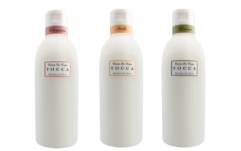 トッカから3種の香りのバス＆ボディーケアラインが登場