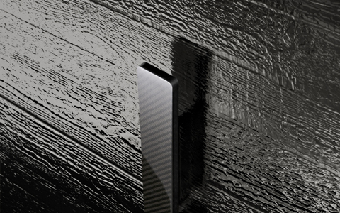 黒で装うドレッシーなキッチン